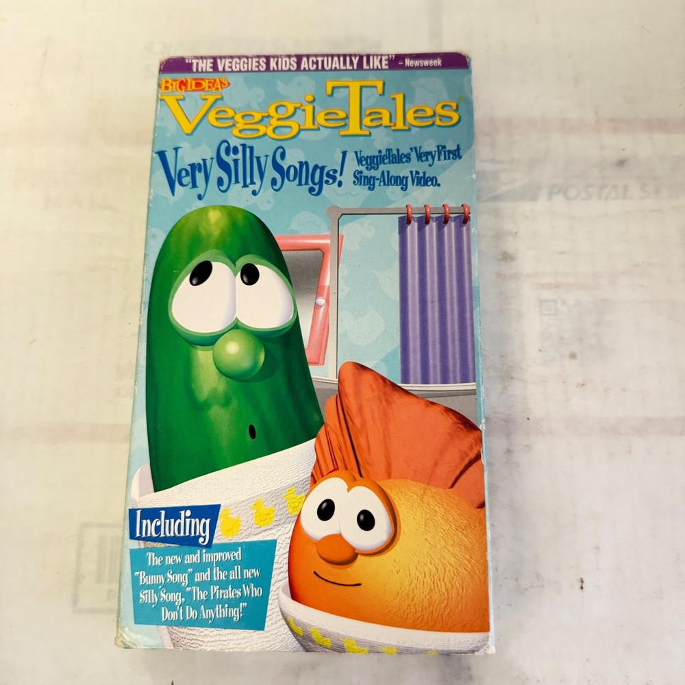 Big Idea VeggieTales Very Silly Songs VHS Kids One Size Multicolor Sing-Along